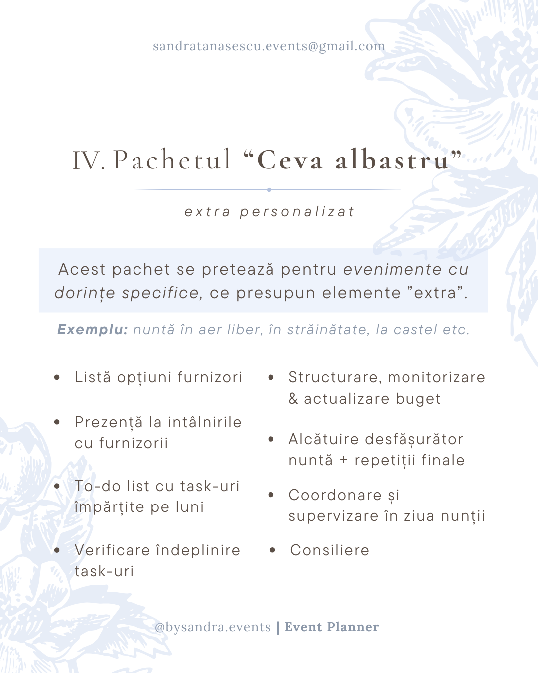 Pachet personalizat